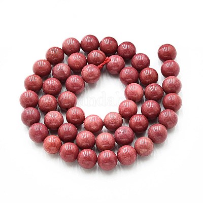 Природного кварца нитей бисера&nbsp;G-N355-8mm-68-1