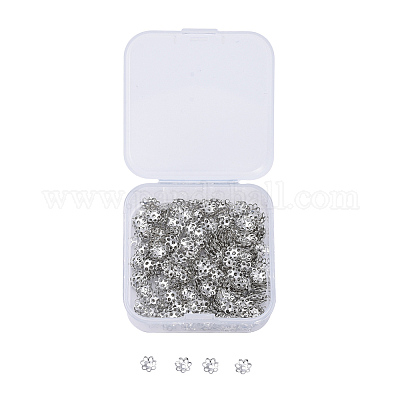 Многолепестковые железные бусинки&nbsp;IFIN-YW0001-12P-1