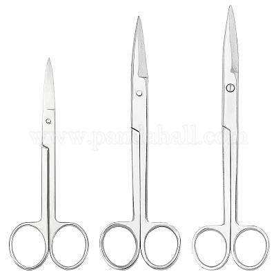 3PCS Craft Scissor Sharp Stainless Steel All Purpose Scissor Set