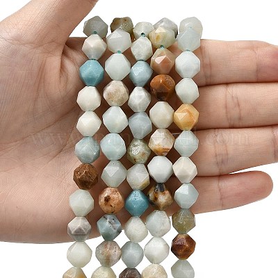 Натуральный цветок амазонитовые бусины пряди&nbsp;G-Z119-A08-03-1