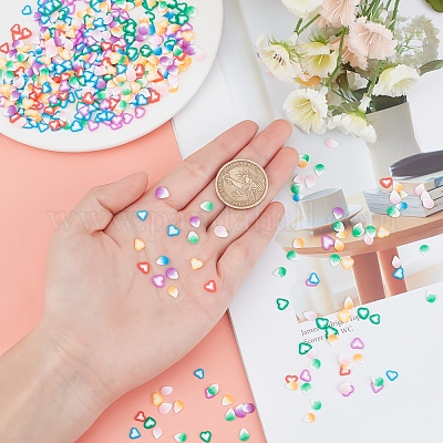 2000шт 10 стиля кабошонов из полимерной глины ручной работы CLAY-SC0001-14-1