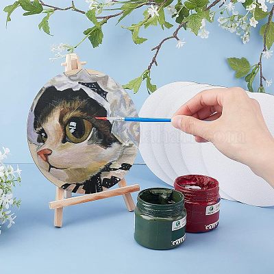 50*70cm 5 Pièces Toile De Peinture,Coton Chassis Entoilé Toile