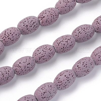 Бусы из натуральной лавы&nbsp;G-F671-03A-03-1