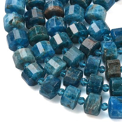 Natürliche Apatit Perlen Stränge&nbsp;G-G453-G08-7x12mm-1