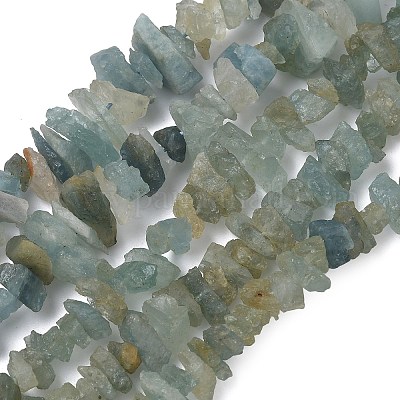 Природные Аквамарин бисер нитей&nbsp;G-L650-A01-01-1