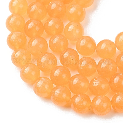 Мед натуральный нефрит бисер пряди&nbsp;G-H343-D10-12mm-1