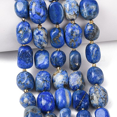 Natürlicher Lapislazuli Perlenstränge&nbsp;G-G453-D11-01-1