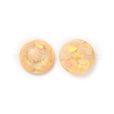 Cabochon in resina trasparente&nbsp;RESI-WH0027-11C-1