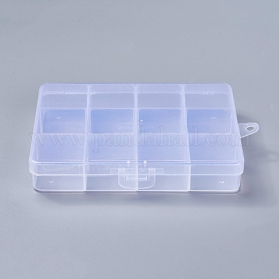 Wholesale 12 Compartments Rectangle Plastic Bead Storage