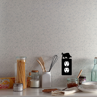 Décorations d'interrupteur en fer&nbsp;AJEW-WH0238-016-1