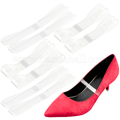  2 Pairs Women Detachable Shoe Strap High Heels for