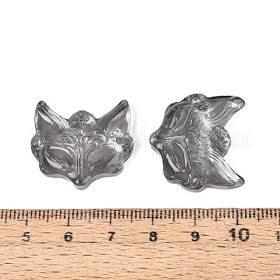 Подвески-соединители из прозрачного стекла с гальваническим покрытием&nbsp;EGLA-N053-02A-1