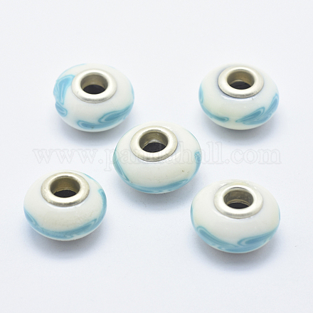 Handgemachte  europäischen Fimo-Perlen CLAY-K002-H04-1