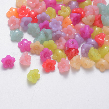 Imitation Jelly Acrylic Beads JACR-Q056-09-1