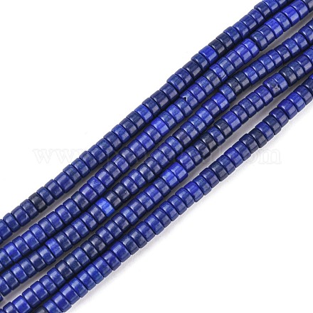 Chapelets de perles en turquoise synthétique TURQ-G110-4x2mm-05-1