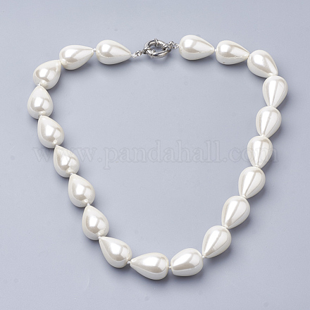 Shell collane di perle perline NJEW-Q310-27-1