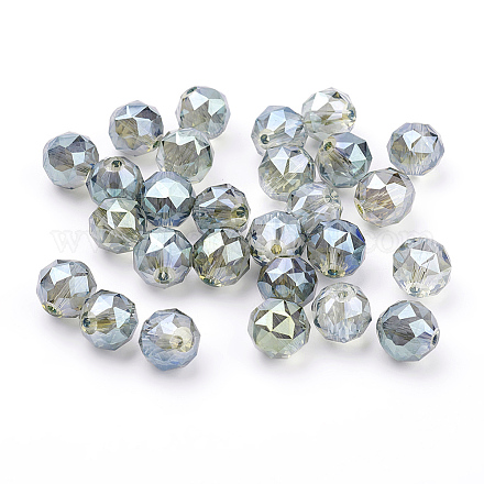 Electroplate Glass Beads X-EGLA-J015-10mm-WLS10-1