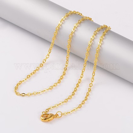 Fabricación de collares de cadena de cable de hierro NJEW-JN01538-03-1