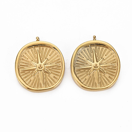 Ионное покрытие (ip) 304 нержавеющая сталь подвеска со стразами&nbsp;LS-STAS-N097-097LG-NR-1