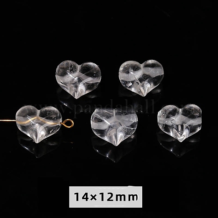 Perles sculptées en cristal de quartz naturel PW-WG47223-02-1