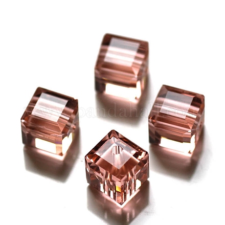 Abalorios de cristal austriaco de imitación SWAR-F074-6x6mm-30-1