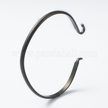 304 bracelet de manchette en acier inoxydable STAS-H154-01B-1