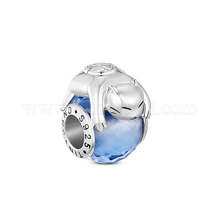 TinySand 925 Sterling Silber Kätzchen europäische Perlen TS-C-231-1