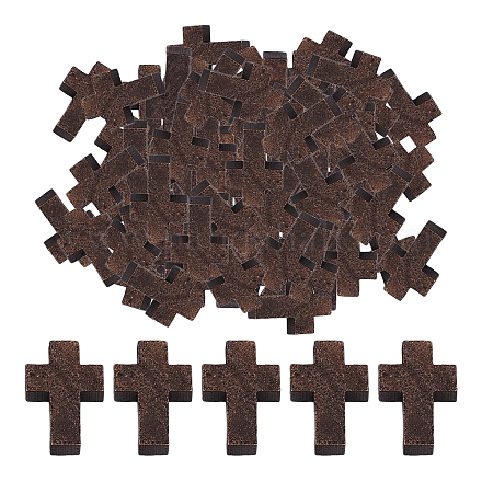 SUNNYCLUE 200PcsWooden Small Cross Charms Pendants Natural Wood Cross Pendants with Hole for Party Favors Necklace Jewelry Making DIY Craft Handmade Accessoriese WOOD-SC0001-36C-1