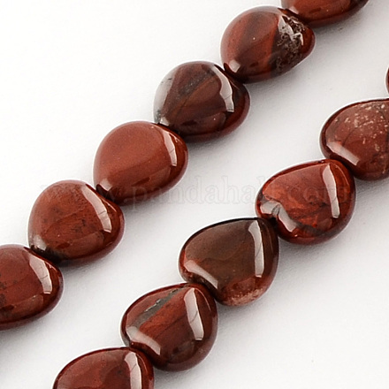 Natürliche rote Jaspis Perlen Stränge G-R190-15-1