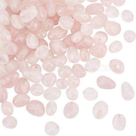 Olycraft 2 fili di perle di quarzo rosa naturale fili G-OC0004-26-1