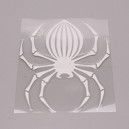 Etiqueta engomada impermeable del animal doméstico de la araña DIY-WH0273-43A-1