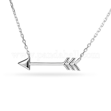 Ожерелья с подвесками в виде стрелок из стерлингового серебра Tinysand Chic 925 TS-N019-S-18-1
