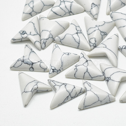 Синтетических бирюзовый кабошон&nbsp;LS-X-TURQ-S290-24-1