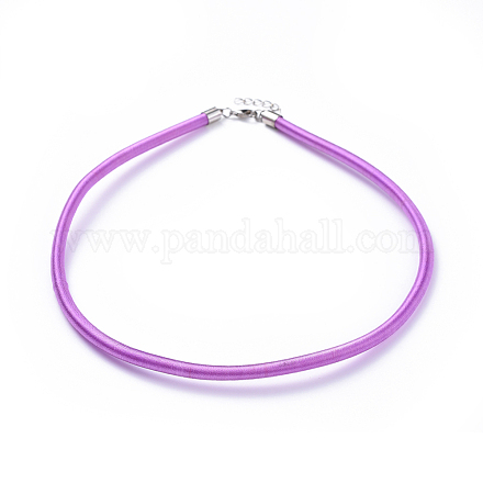 Шелковый шнур ожерелье R28ER071-1