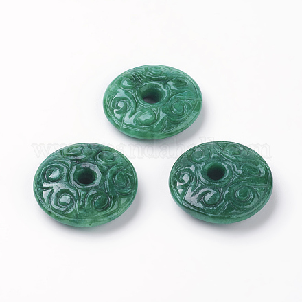 Natural Myanmar Jade/Burmese Jade Pendants G-E418-45-1