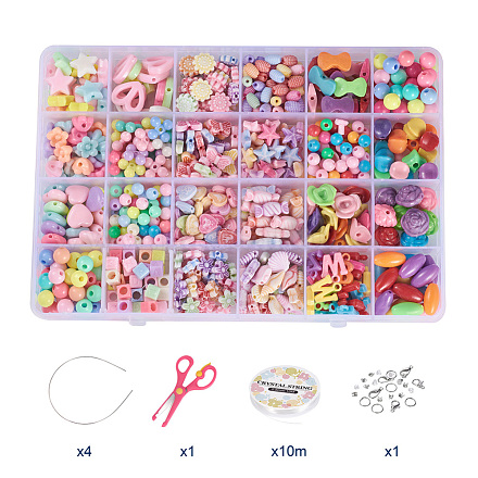 Diy joyería materiales kits para niños DIY-YW0001-24-1