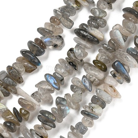 Chapelets de perles en labradorite naturelle  G-P332-23-1