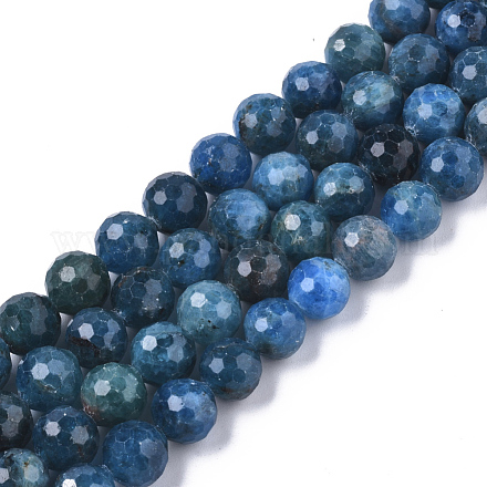 Chapelets de perles en apatite naturelle G-N328-008-1
