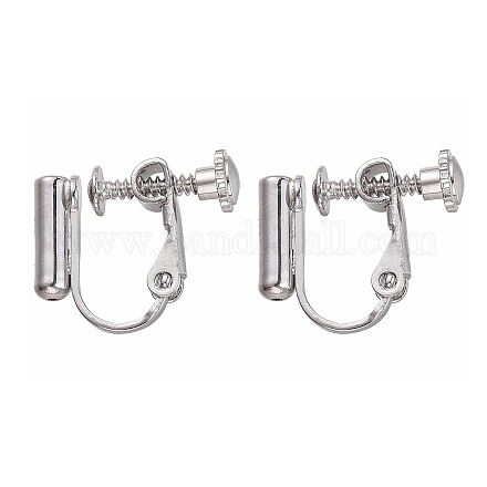 Accessoires des convertisseurs de boucles d'oreilles à vis en laiton X-KK-N229-01C-1