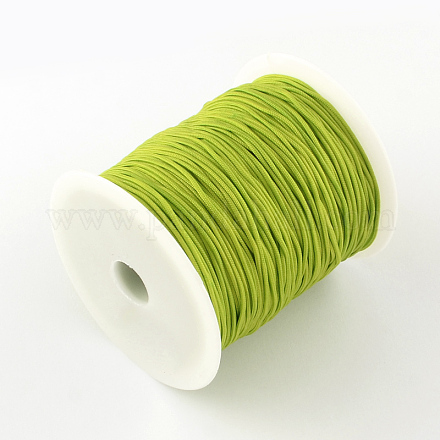 ナイロン糸  黄緑  1mm  約153.1ヤード（140m）/ロール NWIR-R013-1mm-231-1