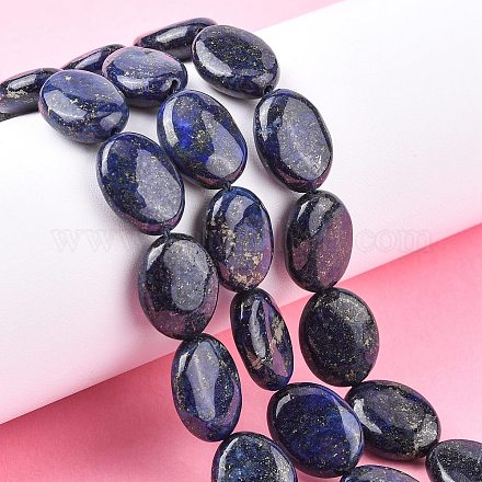 Chapelets de perles en lapis-lazuli naturel G-K311-01C-04-1