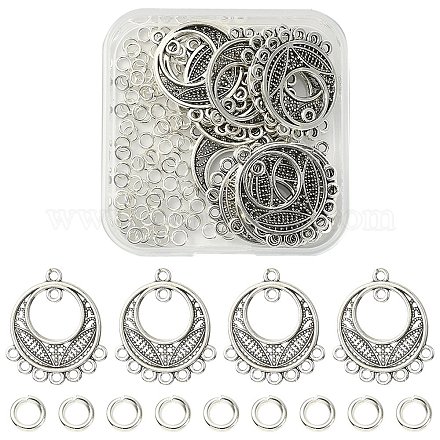 20Pcs Tibetan Style Alloy Chandelier Component Links FIND-YW0003-26-1