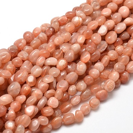 Nuggets sunstone naturelles perles brins G-J335-18-1