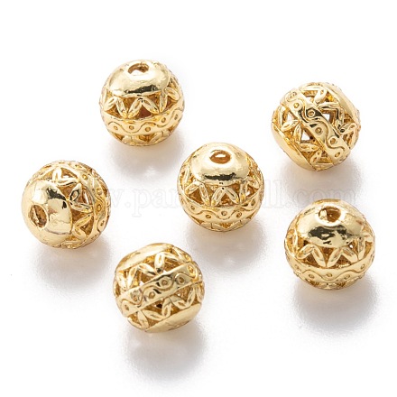 Alloy Hollow Beads PALLOY-P238-27G-RS-1