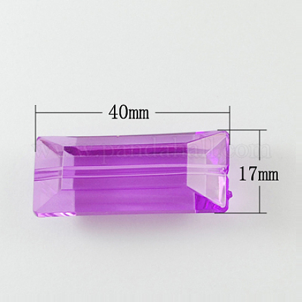 Transparent Acrylic Beads TACR-357-48-1