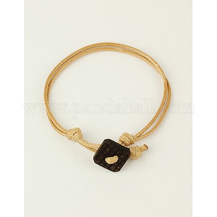 Korean Waxed Polyester Cord Bracelet Making BJEW-JB01121-03-1