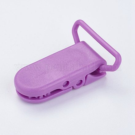 Clip plástico ecológico del tenedor del chupete del bebé KY-K001-A18-1