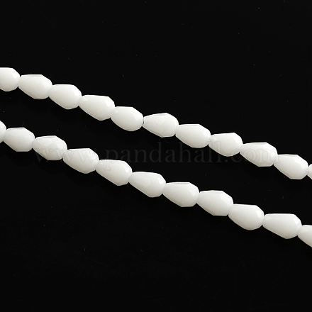 Imitation Jade Glass Beads Strands GLAA-Q042-22-1