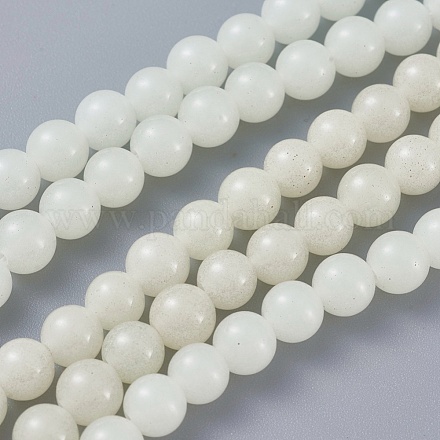 Synthetic Luminous Stone Beads Strands G-L391-03A-1