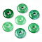 Natural Malaysia Jade Pendants, Dyed, Donut/Pi Disc, Donut Width: 12mm, 30x3.5~4.5mm, Hole: 5mm